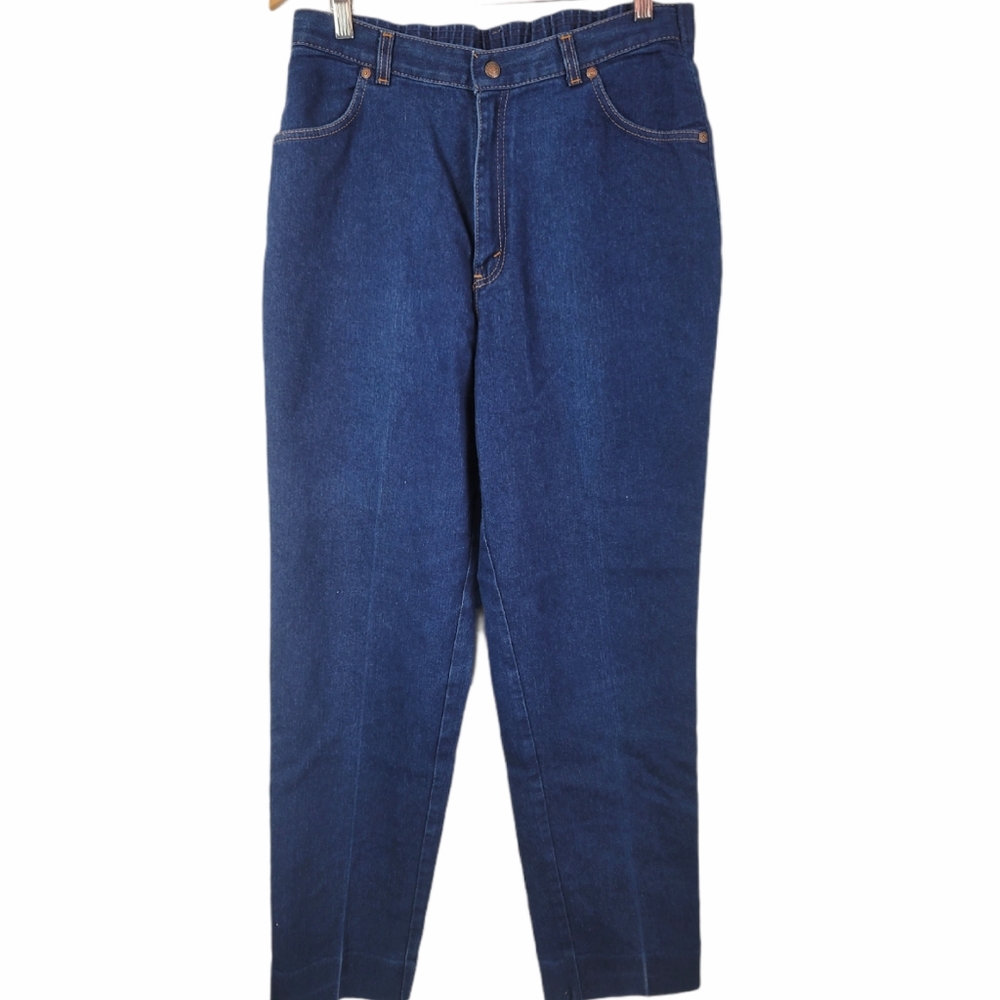 Vintage 1970s Levis HighRise Elastic Back Jeans 16 - Picture 3 of 12